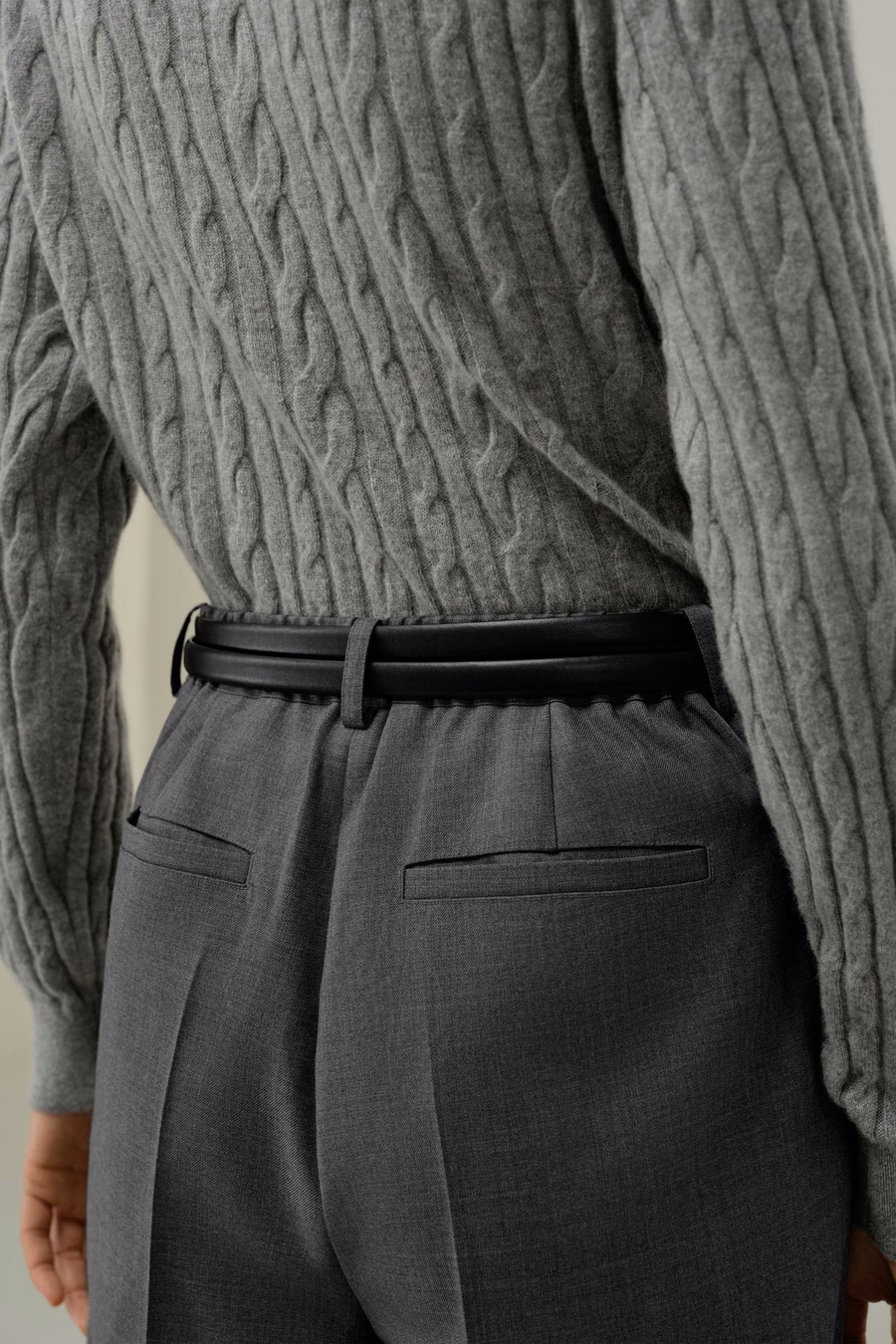 Slanke Dubbele Strap Leer Riem