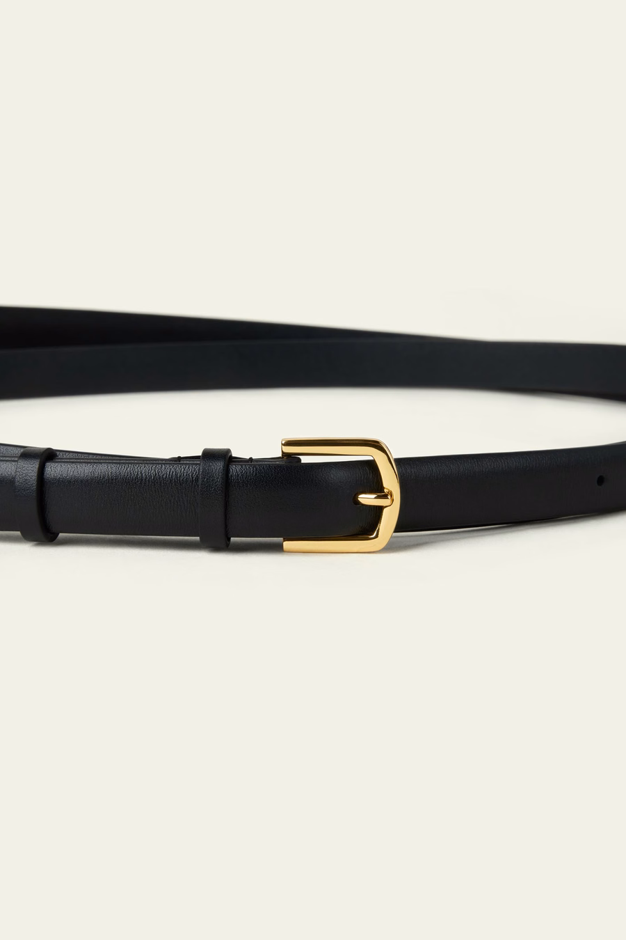 Slanke Dubbele Strap Leer Riem
