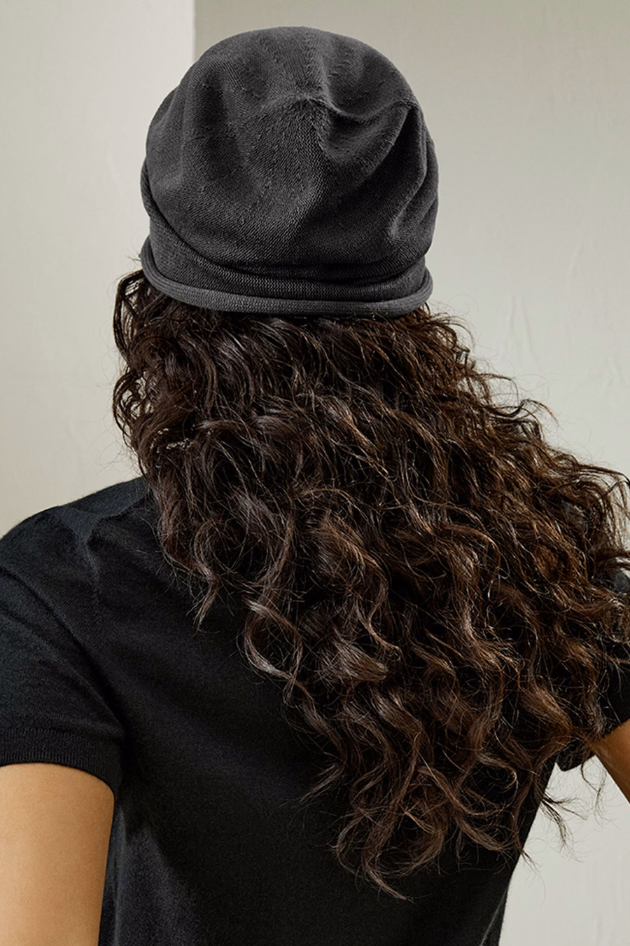 Versatile Metal Logo Silk Beanie