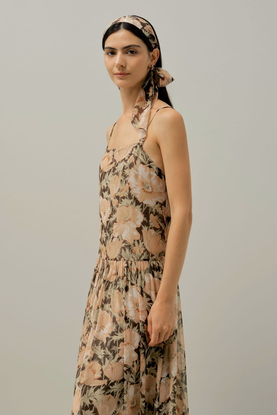 Poppy Whispered Scarf - Gemaakt van Liberty-stof