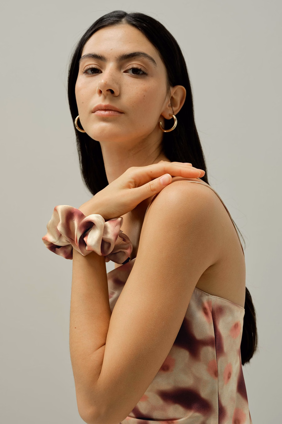 Daffodil Scrunchie Set - Gemaakt van Liberty Stof