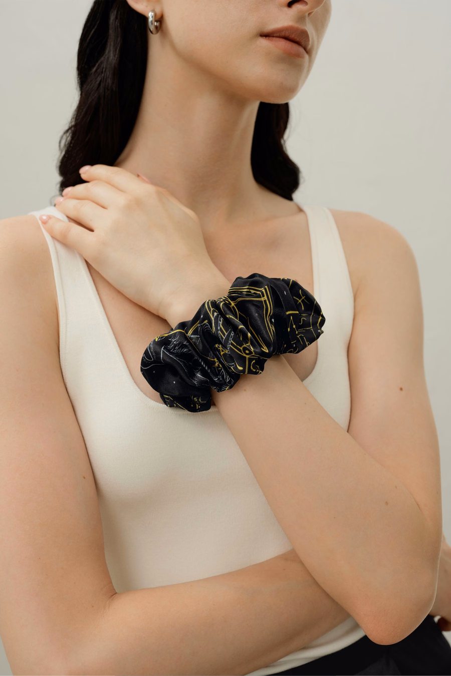 Virgo Zodiac Silk Scrunchies