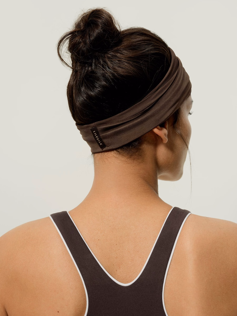 Brede Zijden Breeze Jersey Haarband