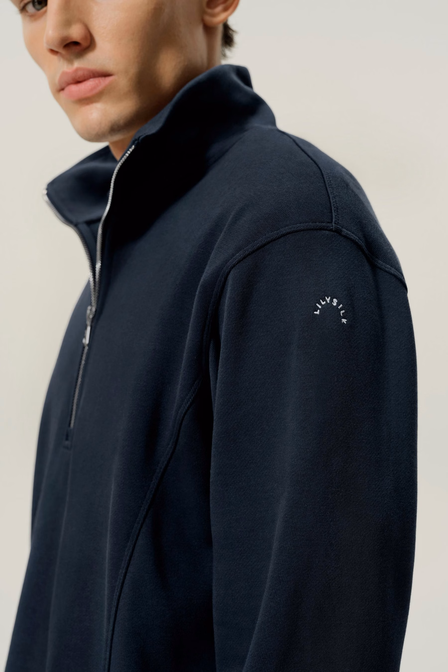 Silkerry Heren Half-Zip Sweatshirt