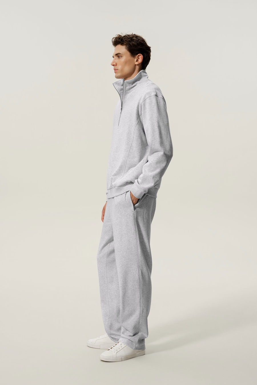 Silkerry Heren Half-Zip Sweatshirt