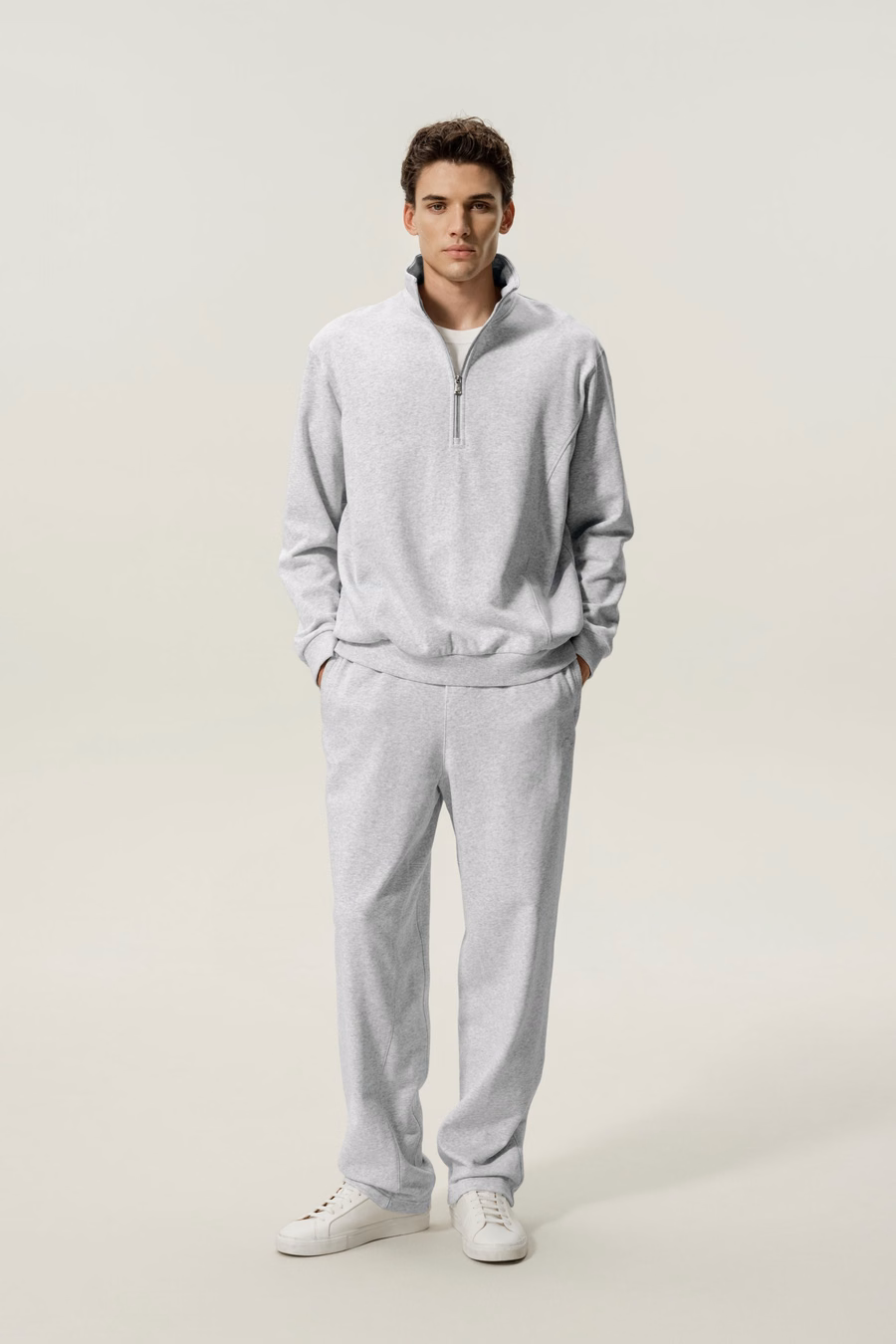 Silkerry Heren Half-Zip Sweatshirt