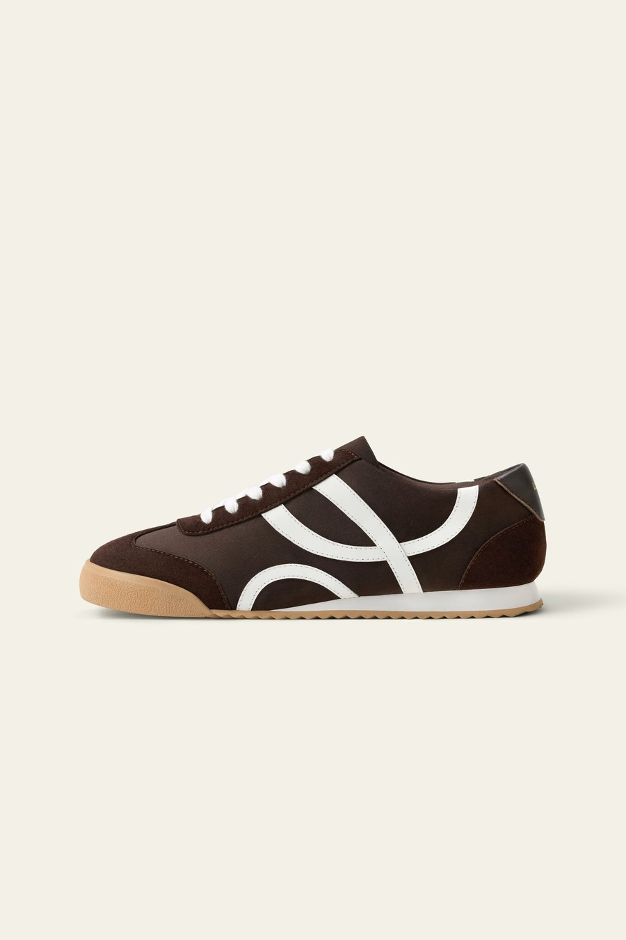 Zijde-Leren Sport Sneakers