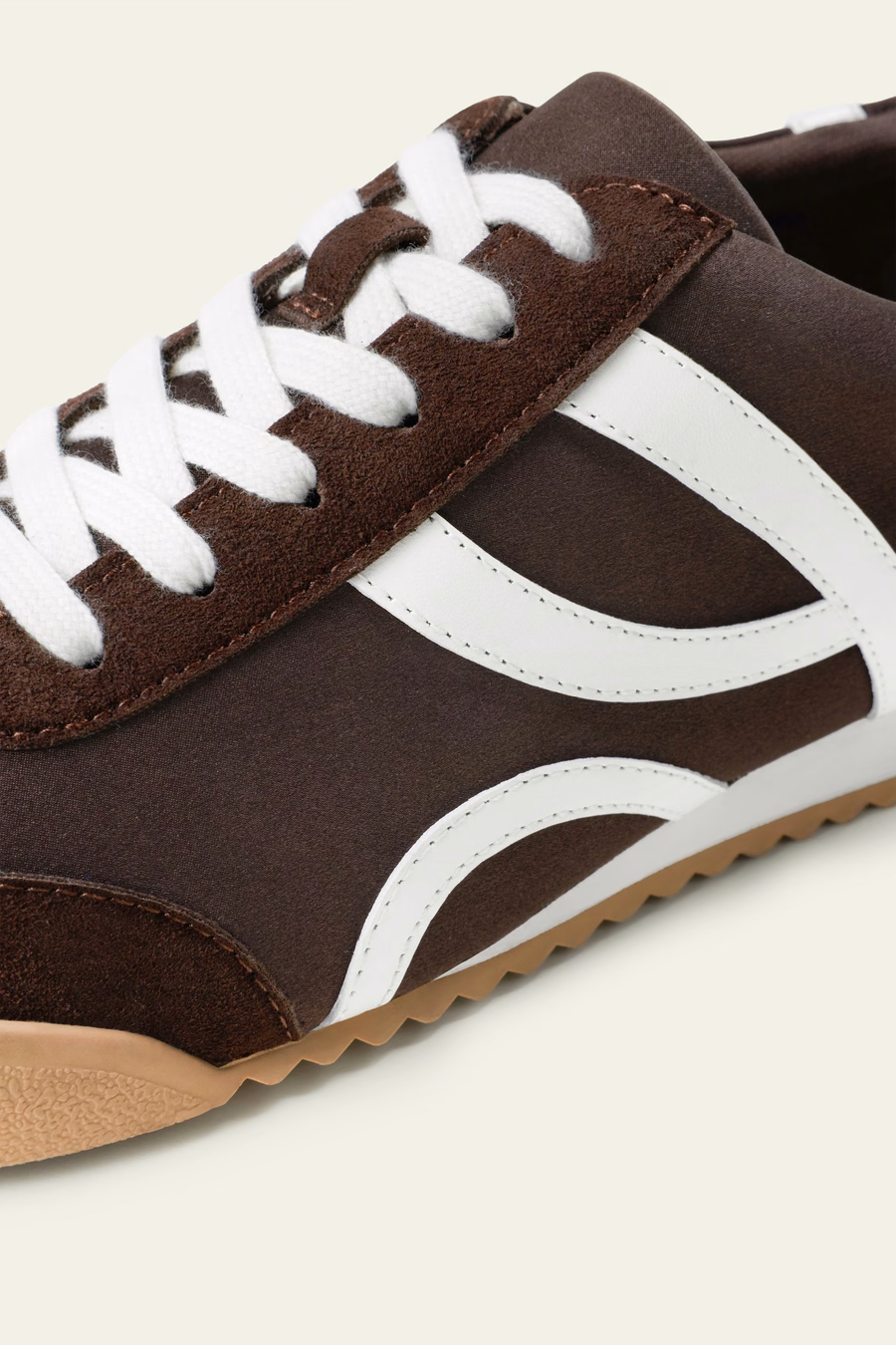 Zijde-Leren Sport Sneakers