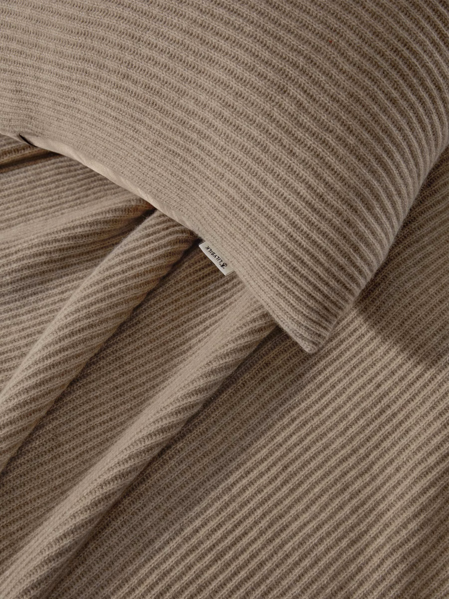 Reversible Cashmere and Silk Pillowcase
