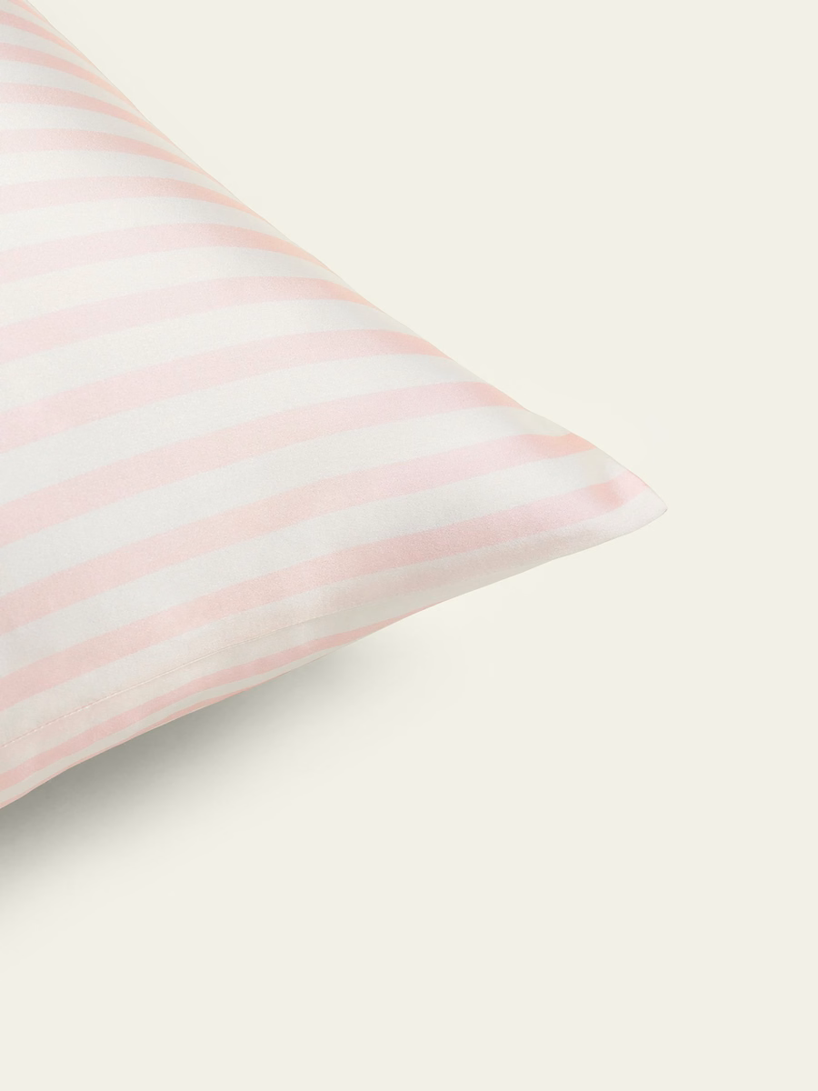 Gestreepte Charmeuse Envelope Kussensloop