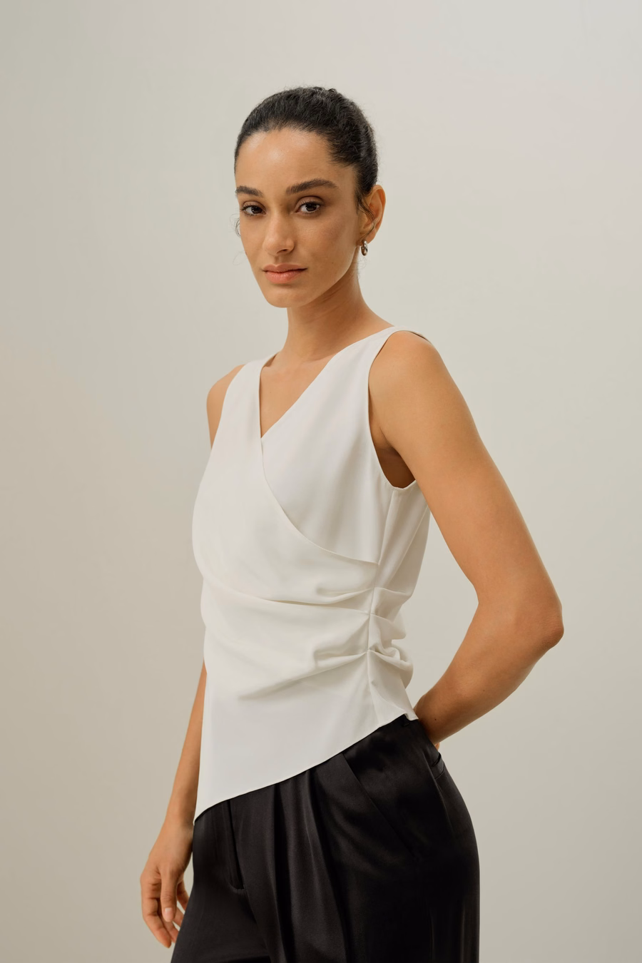 Élise V-hals Top