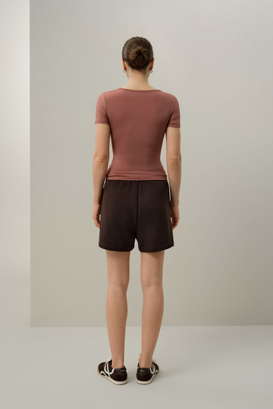 Silk Breeze Jersey V-hals T-shirt