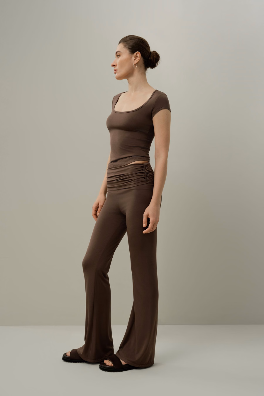 Silk Breeze Jersey Scoop Neck Tee