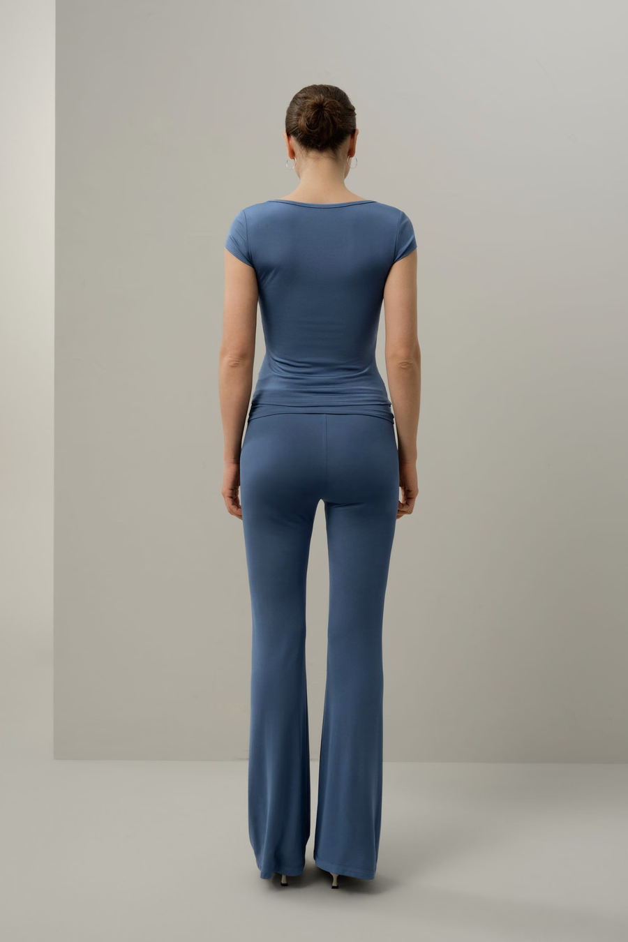 Silk Breeze Jersey Scoop Neck Tee