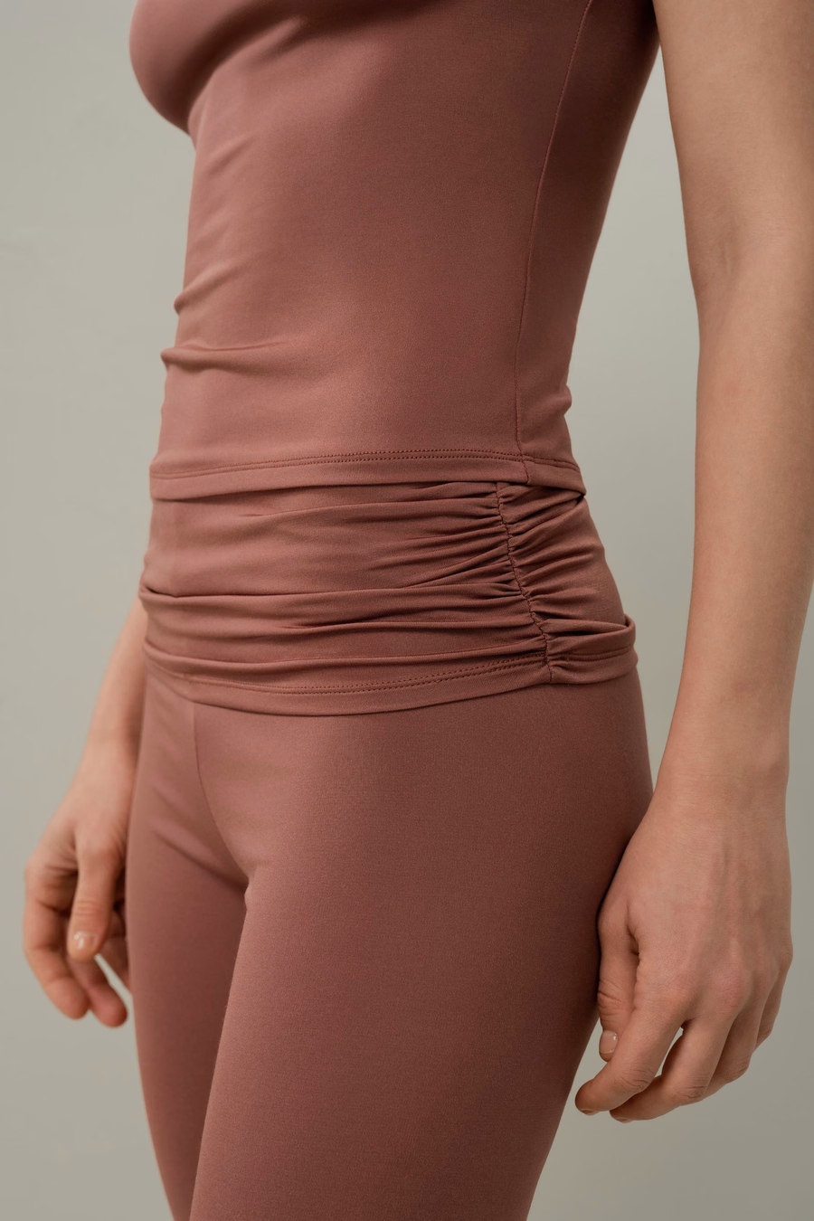 Silk Breeze Jersey Scoop Neck Tee