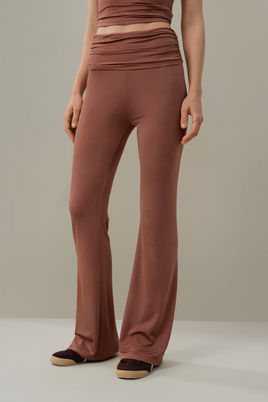 Silk Breeze Jersey Fluid Flare Pants