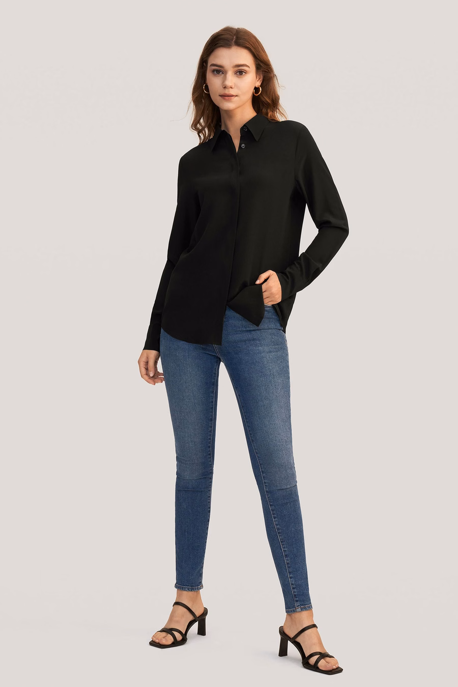 Klassieke Comfort Zijde Shirt