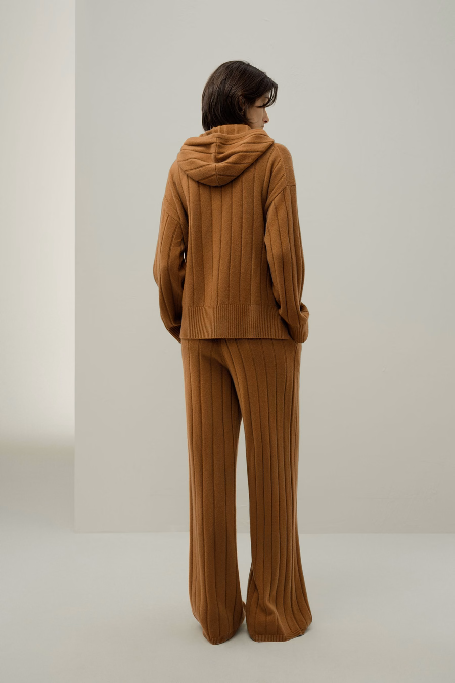 Geribbelde Wijde Broek