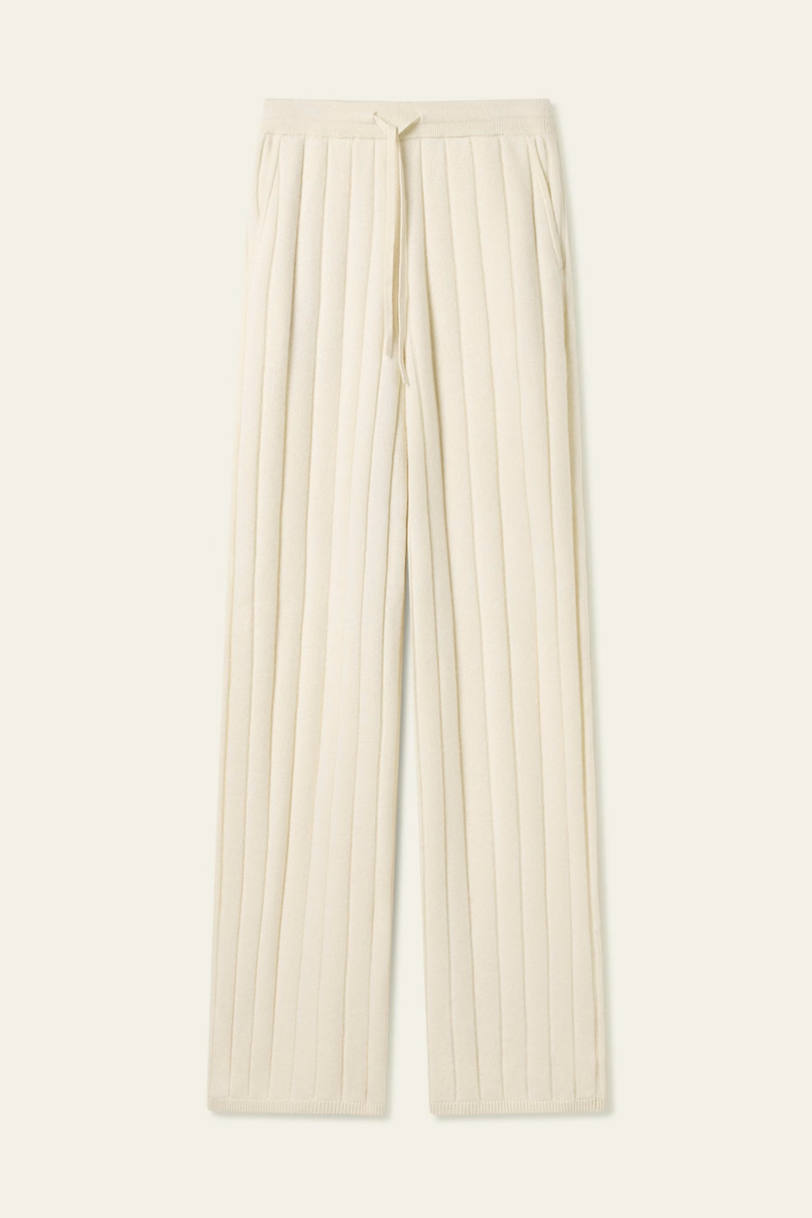 Geribbelde Wijde Broek