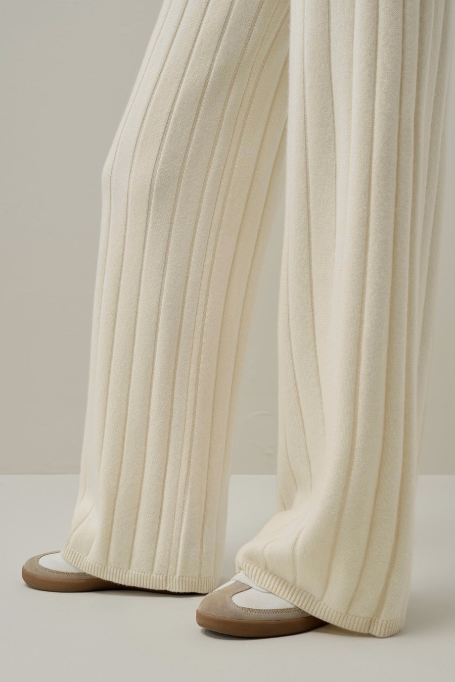 Geribbelde Wijde Broek