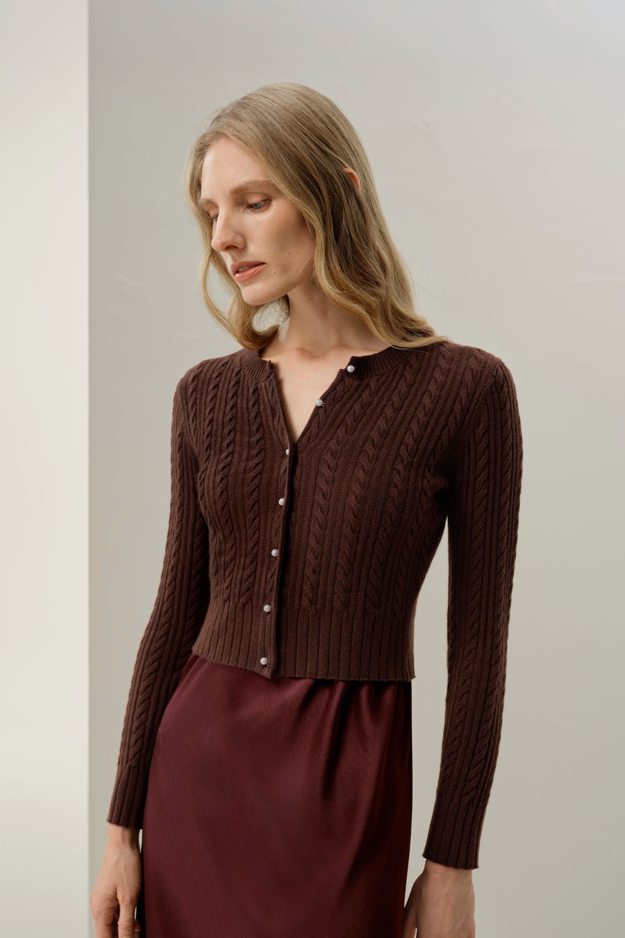 LILYSILK X LYDIA MILLEN De Hawthorn Cardigan