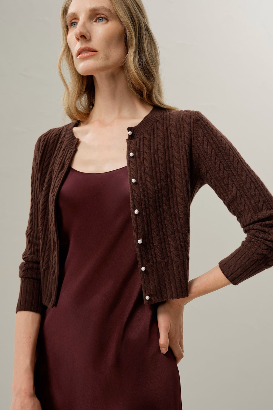 LILYSILK X LYDIA MILLEN De Hawthorn Cardigan