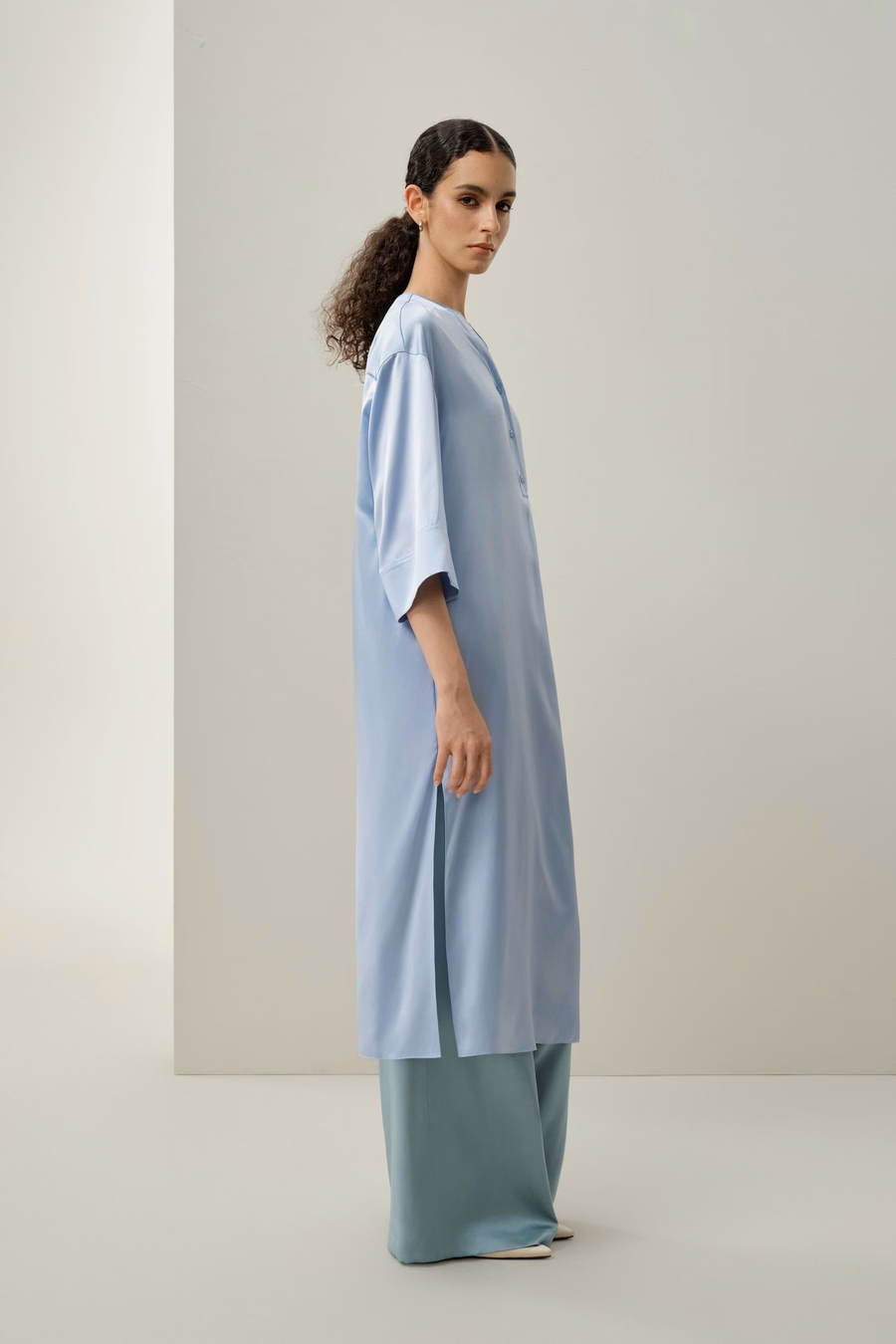 Zijde Charmeuse Tuniek
