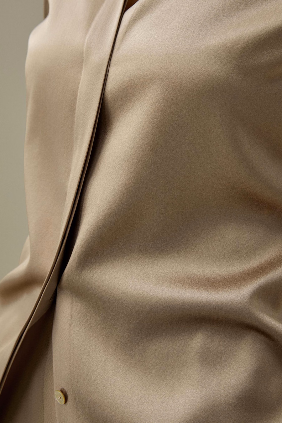 Elegante Silhouet Zijde Shirt