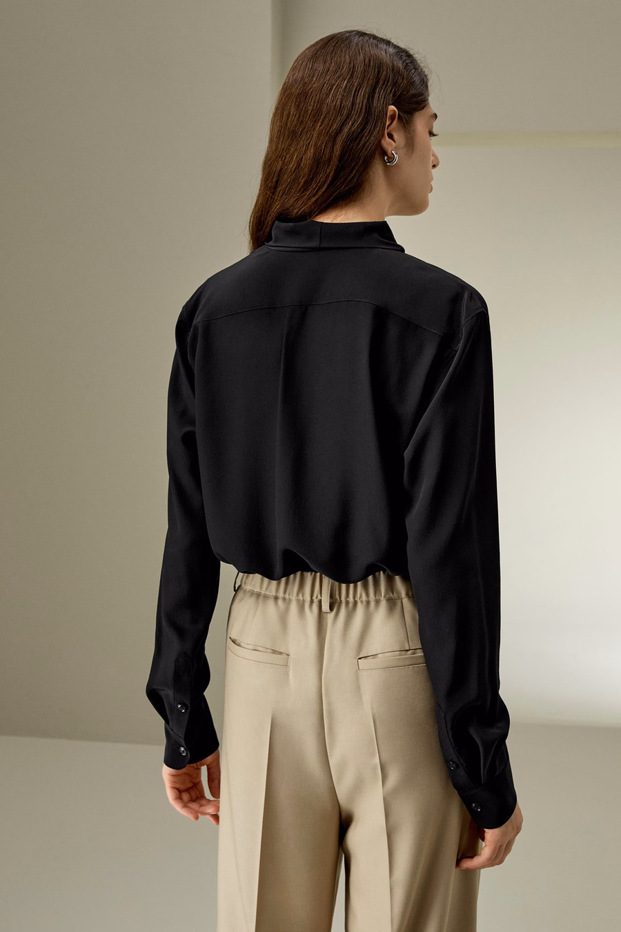 Zijde Vlinderstrik Blouse
