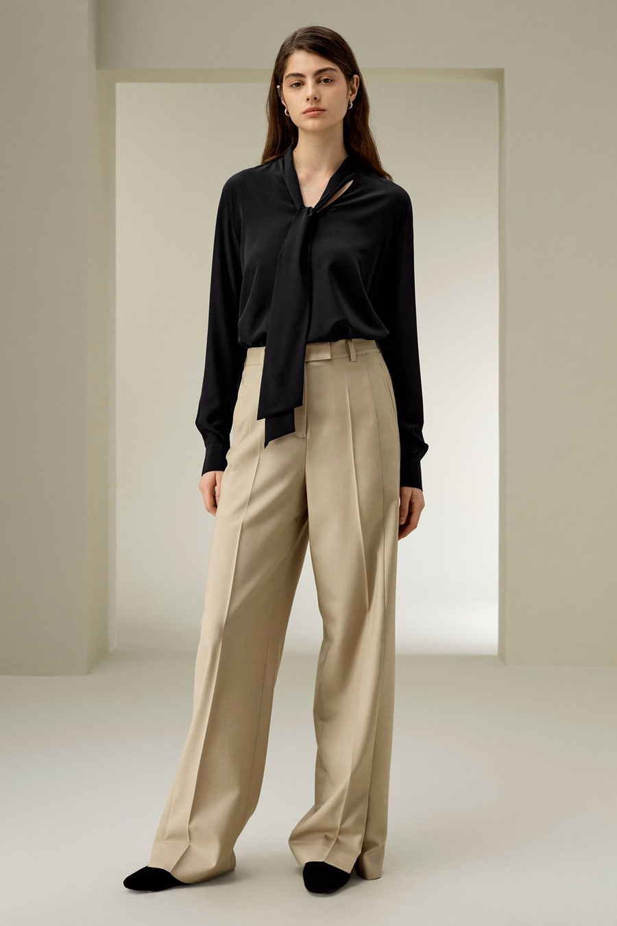 Zijde Vlinderstrik Blouse