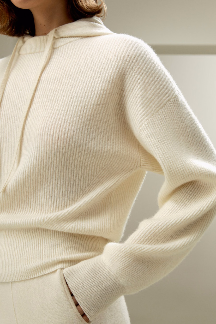 Eshe 2-in-1 Kasjmier Afneembare Hoodie