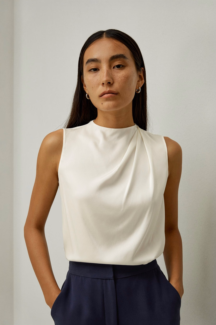 Ärmeloze Minimalistische Top