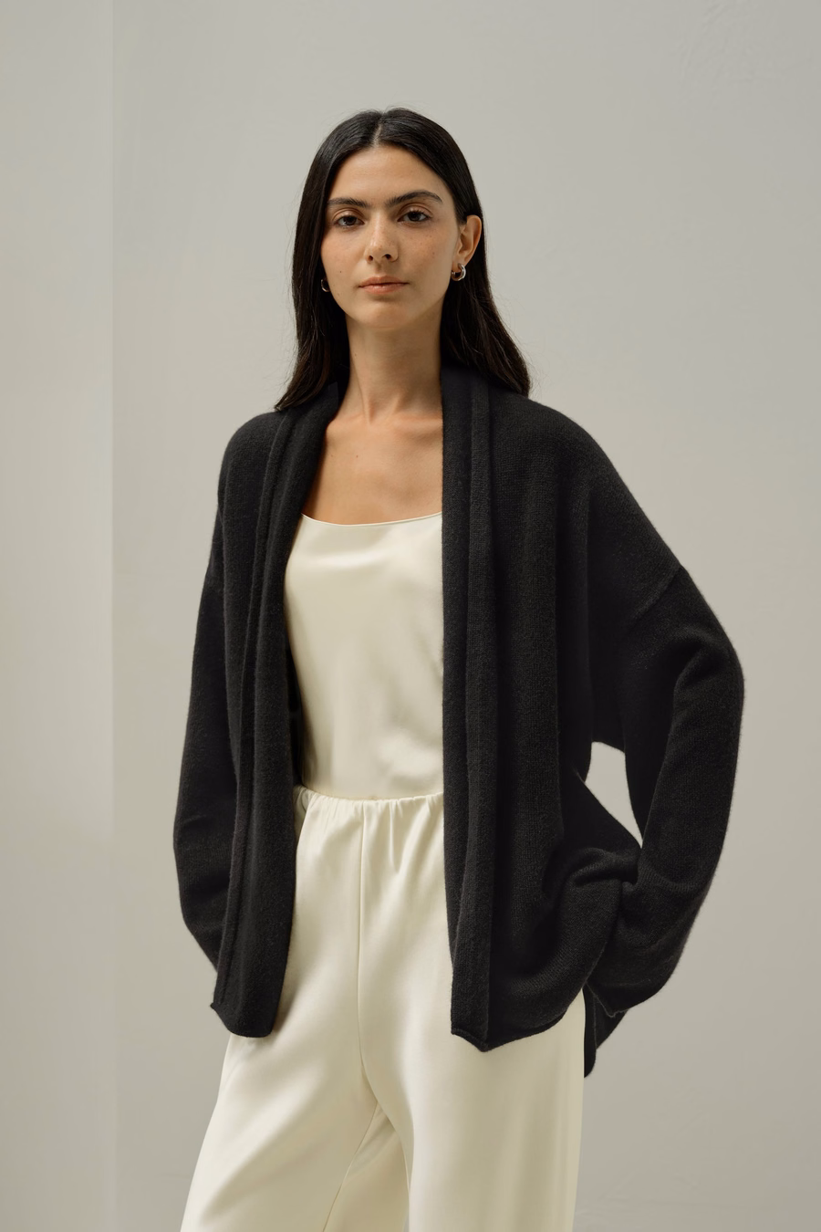 Cashmere Lounge Wrap Cardigan