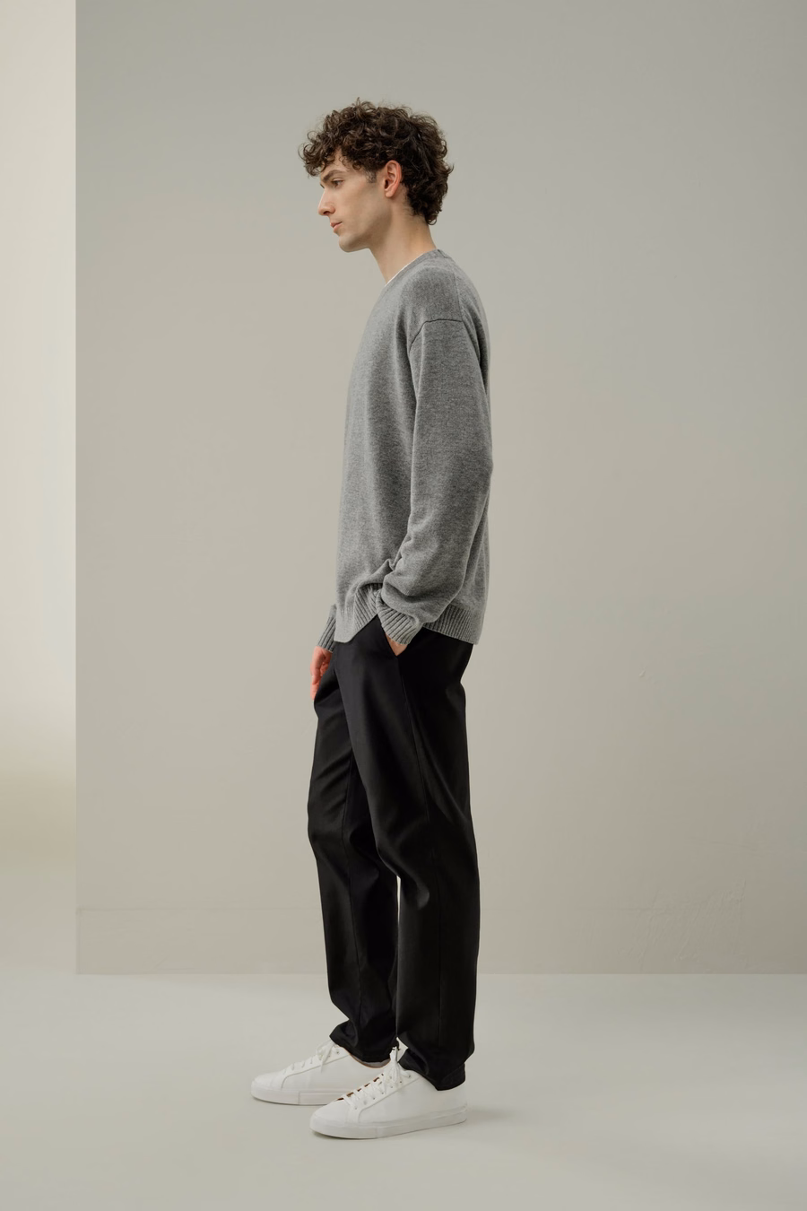Duurzaam Wol Kasjmier Crew Neck Sweater