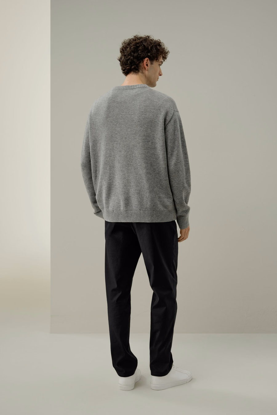 Duurzaam Wol Kasjmier Crew Neck Sweater