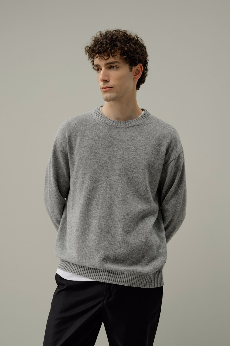 Duurzaam Wol Kasjmier Crew Neck Sweater