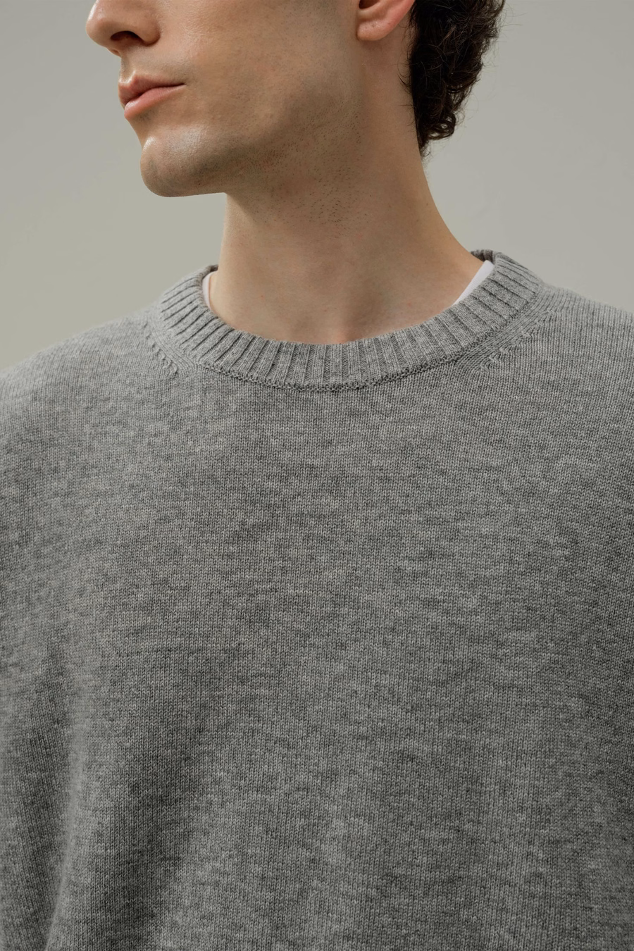 Duurzaam Wol Kasjmier Crew Neck Sweater