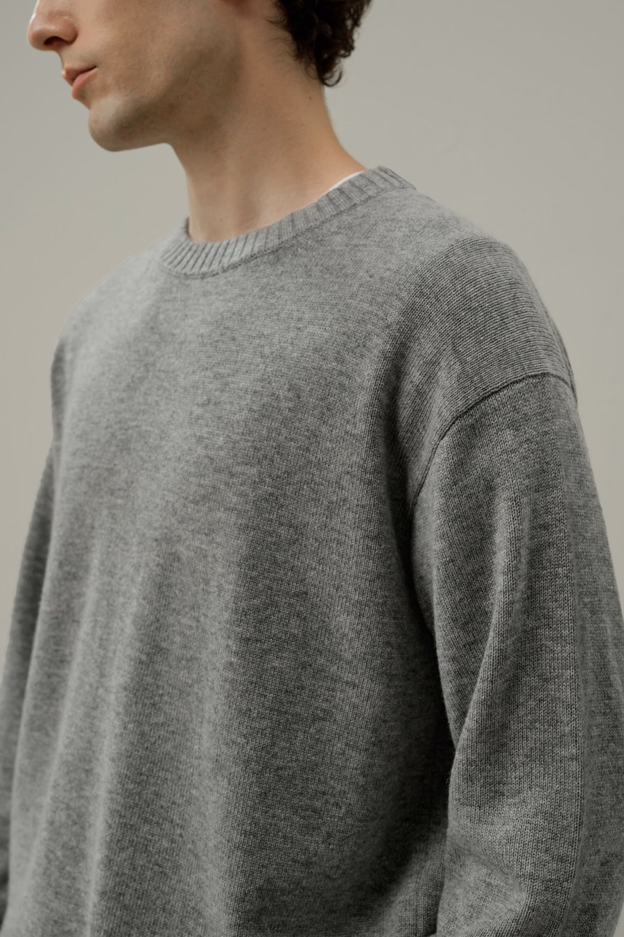 Duurzaam Wol Kasjmier Crew Neck Sweater