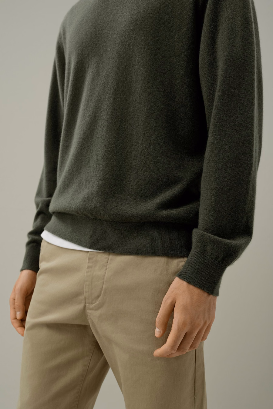 Baby Cashmere Mock Neck Sweater