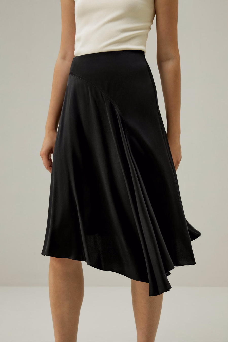 Asymmetrische Zoom Zijde Halve Rok