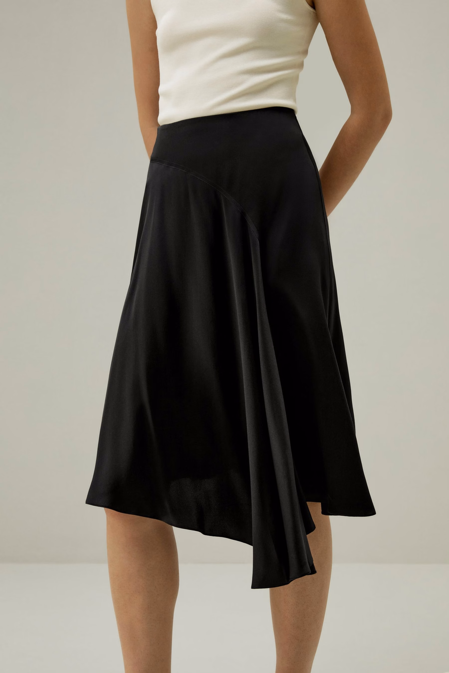 Asymmetrische Zoom Zijde Halve Rok