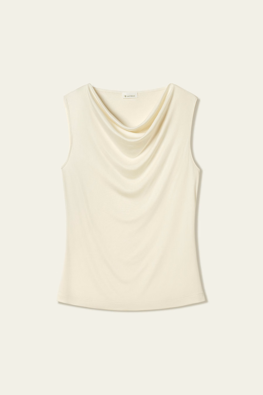 Zijde Jersey Haltertop zonder Mouwen