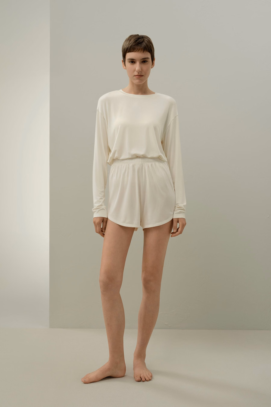Silk Breeze Jersey Comfort Flowy Shorts