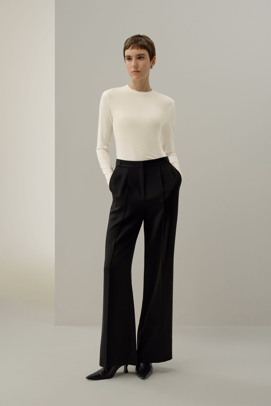 Zijde Breeze Jersey Lange Mouwen Slinky Top