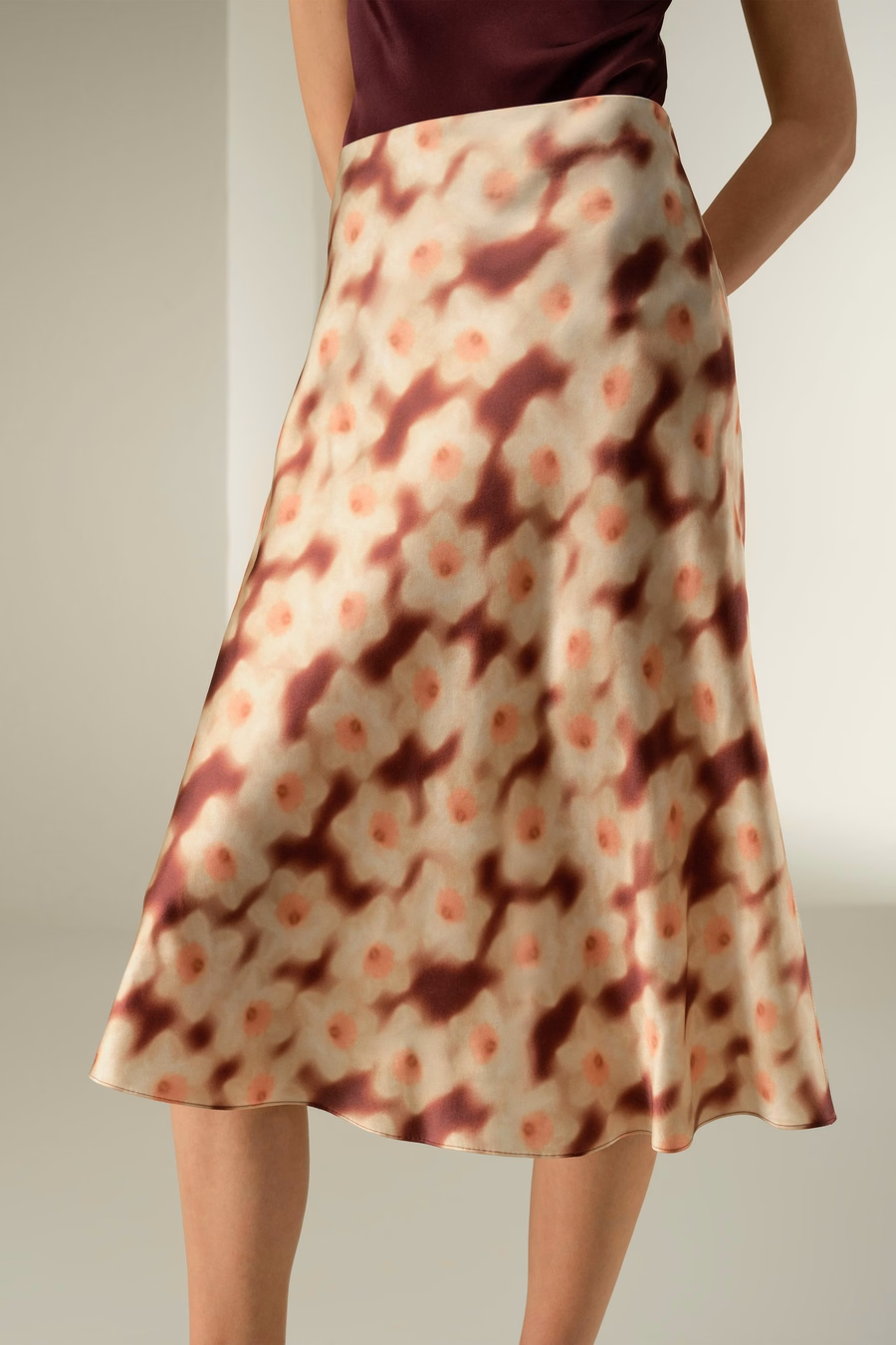 Daffodil Dream Midi Rok - Gemaakt met Liberty Stof