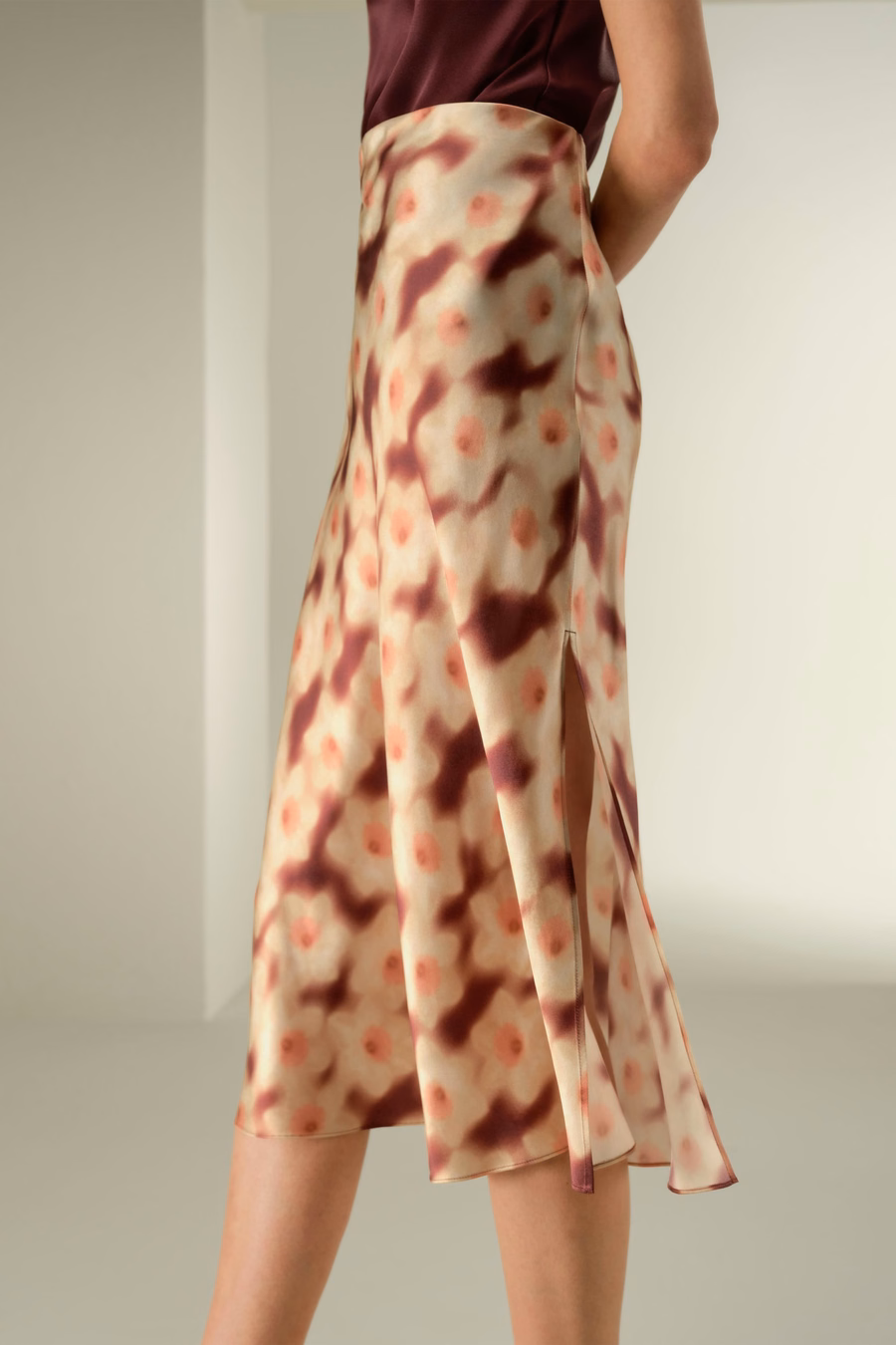 Daffodil Dream Midi Rok - Gemaakt met Liberty Stof