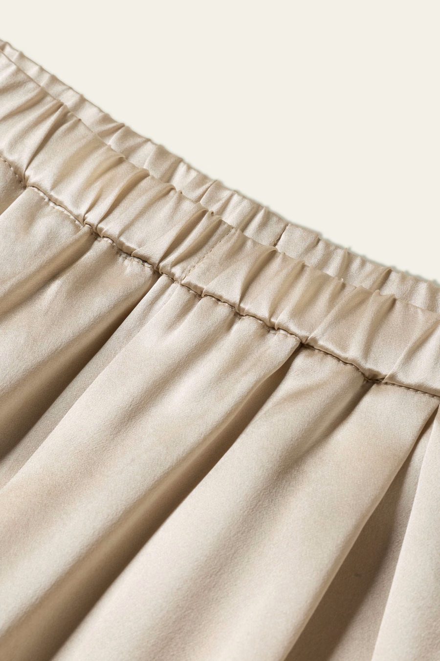 Silk Charmeuse Wide-Leg Pants