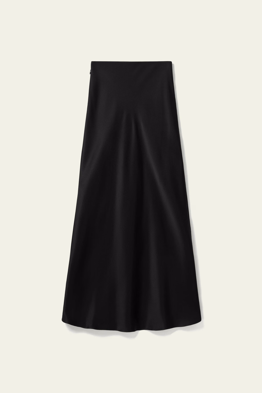 Dubbelzijdige Zijde Charmeuse Maxi Rok