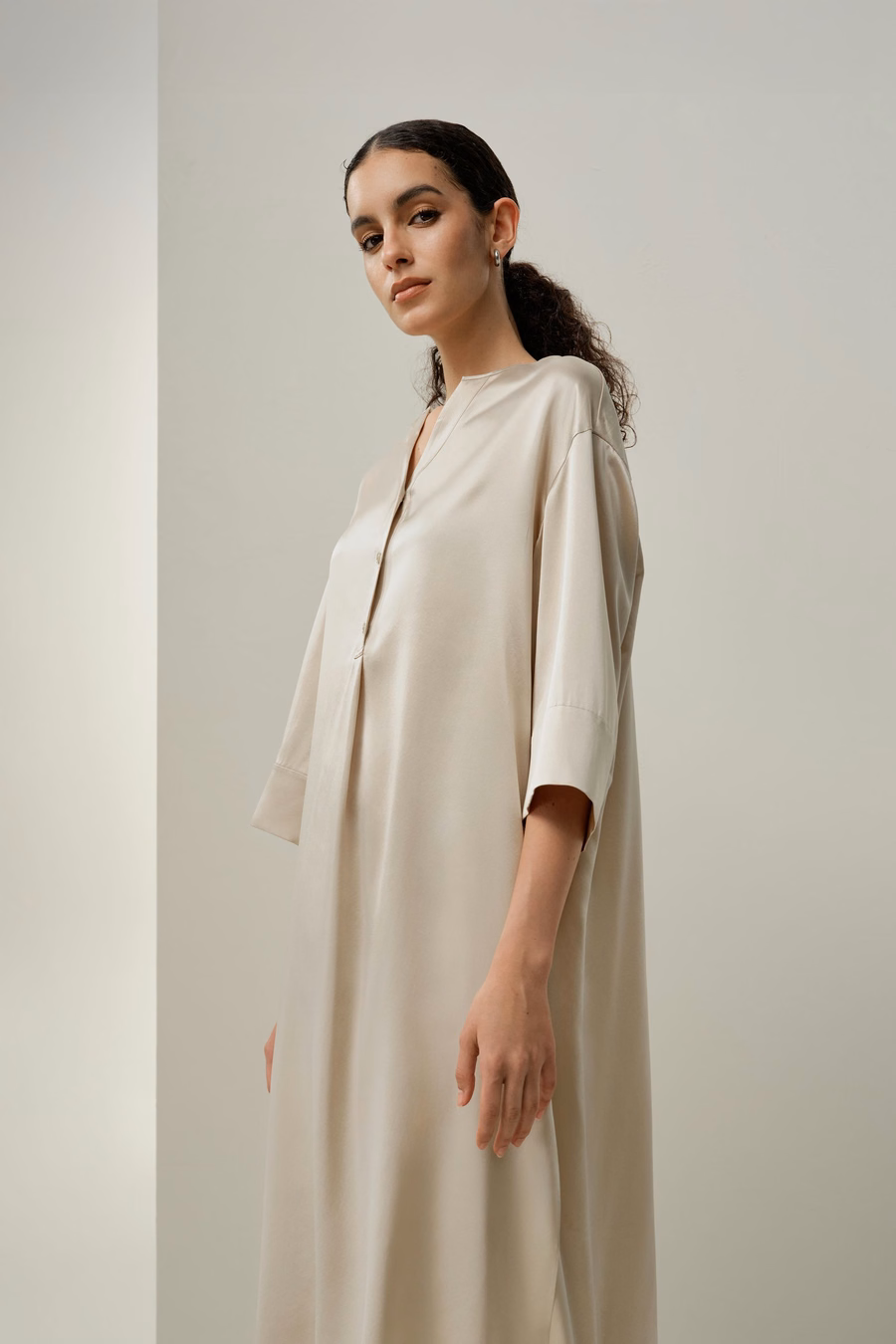 Zijde Charmeuse Tuniek