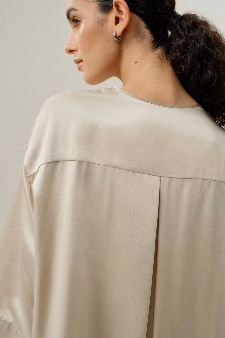 Zijde Charmeuse Tuniek